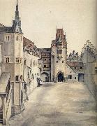 Albrecht Durer The Courtyard of the Former Castle in innsbruck oil painting artist